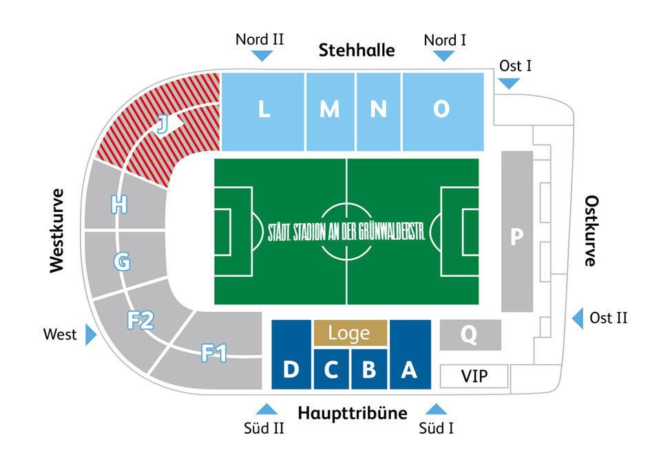 1860 München Stadionplan 1860 München Stadionplan