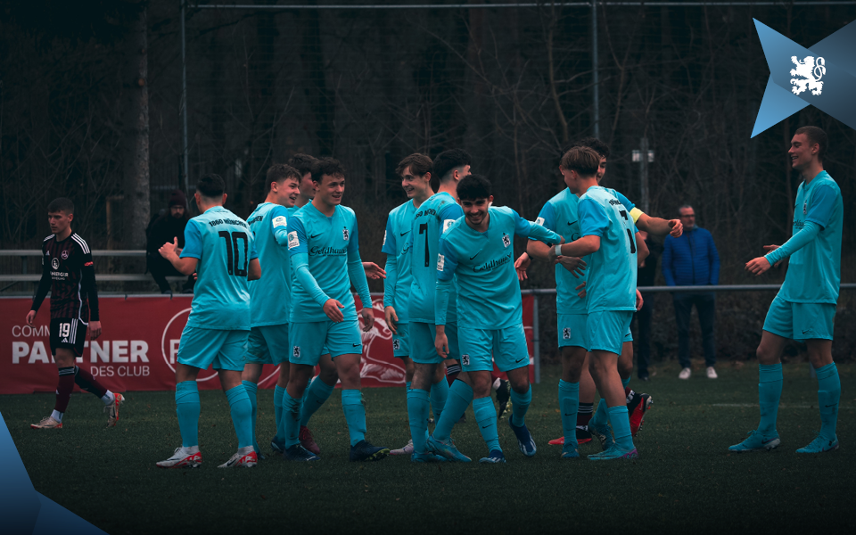 Gleich zweimal konnte die U19 vor den Augen von Sport-Geschäftsführer Dr. Christian Werner jubeln.