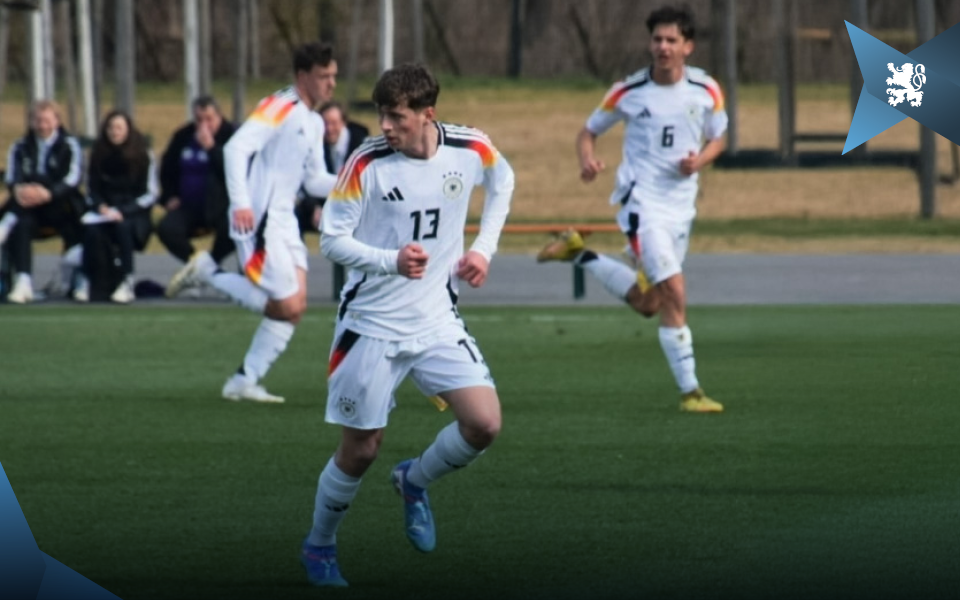 Finn Fuchs spielte beim Lehrgang der deutschen U19-Nationalmannschaft 90 Minuten beim 3:1-Erfolg über den FSV Frankfurt.