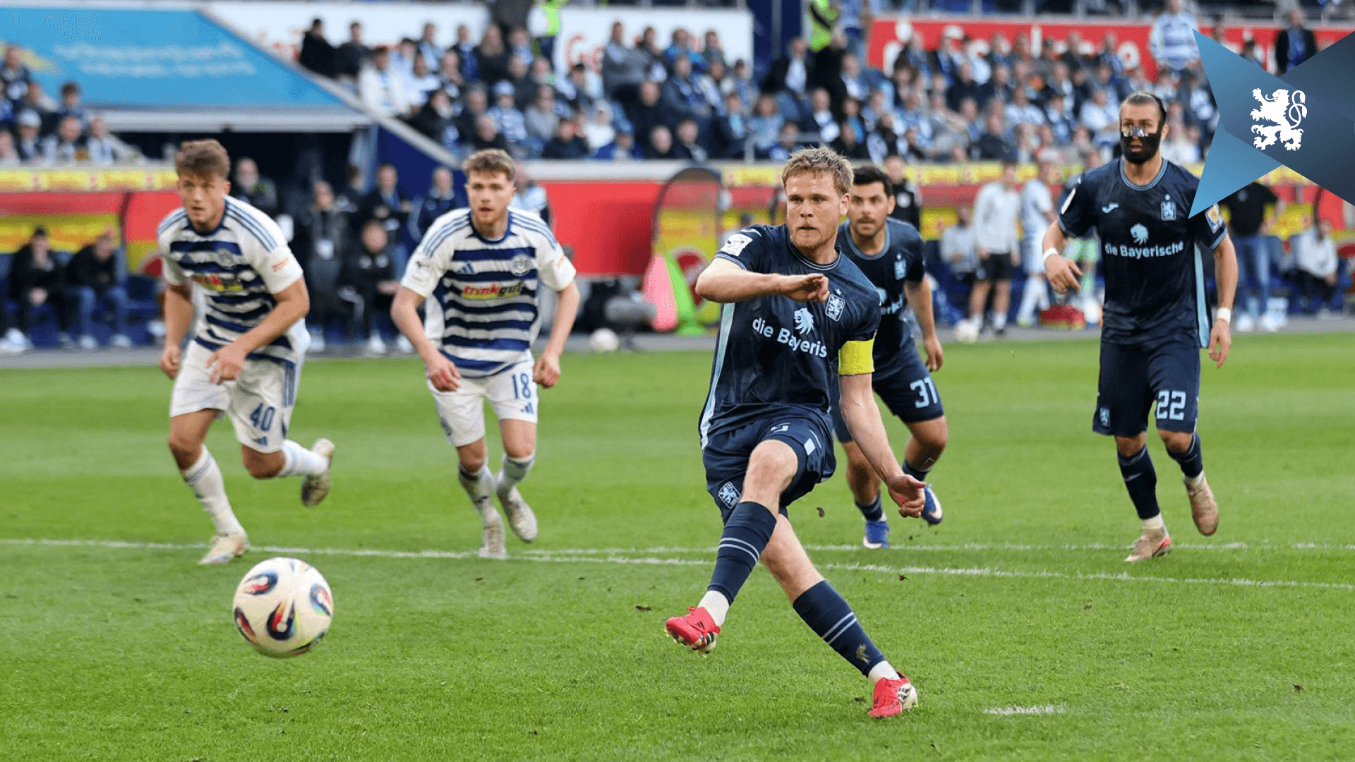 Serie reißt in Duisburg: Löwen verlieren unglücklich mit 1:2.