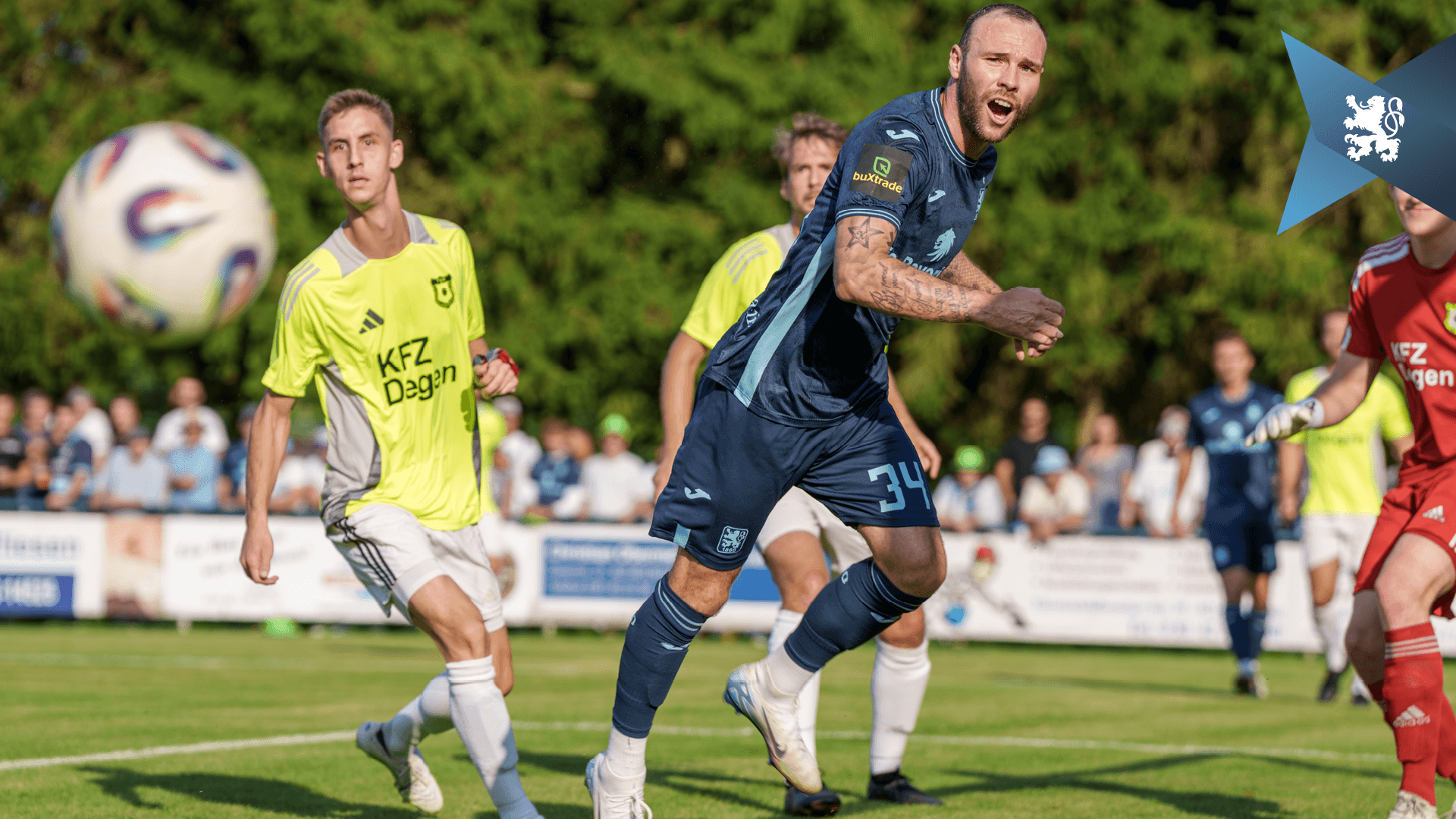 Präsentierte sich in Torlaune: Patrick Hobsch erzielte vier der acht Löwen-Treffer. Fotos: Paul Wessa