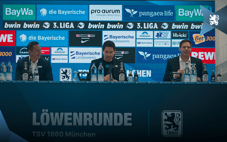 Vorstellung von Sport-Geschäftsführer Dr. Christian Werner & Trainer Agi Giannikis.