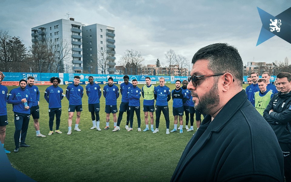 Hasan Ismaik besucht Löwen-Team.
