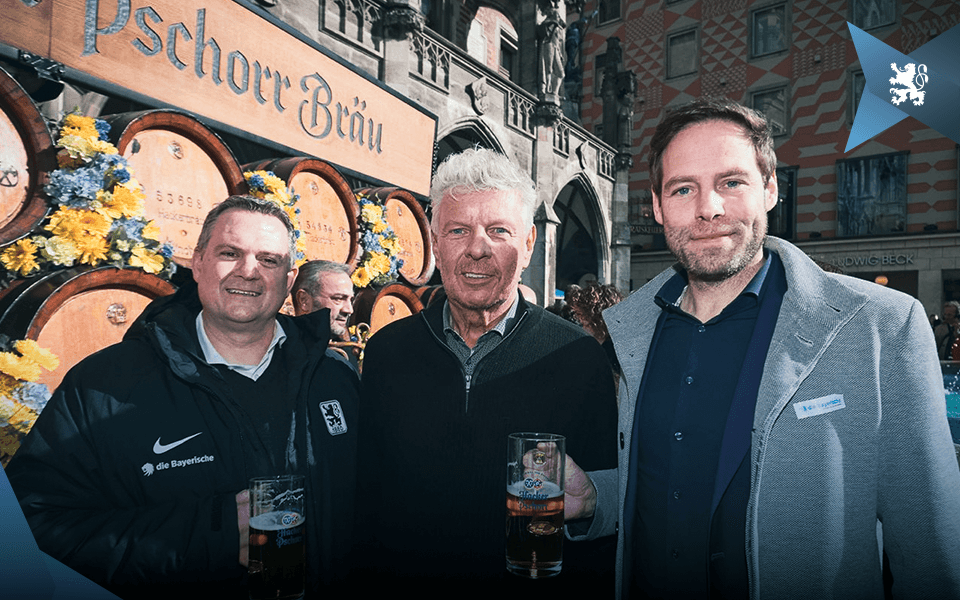 Geldbeutelwaschen am Marienplatz.