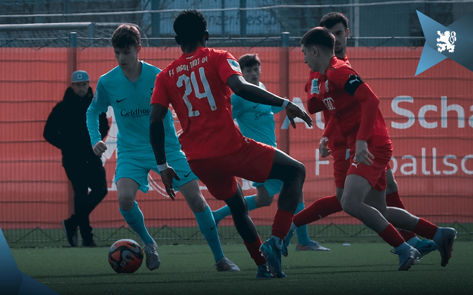 U19 gewinnt mit 2:1 beim Tabellenzweiten FC Ingolstadt.