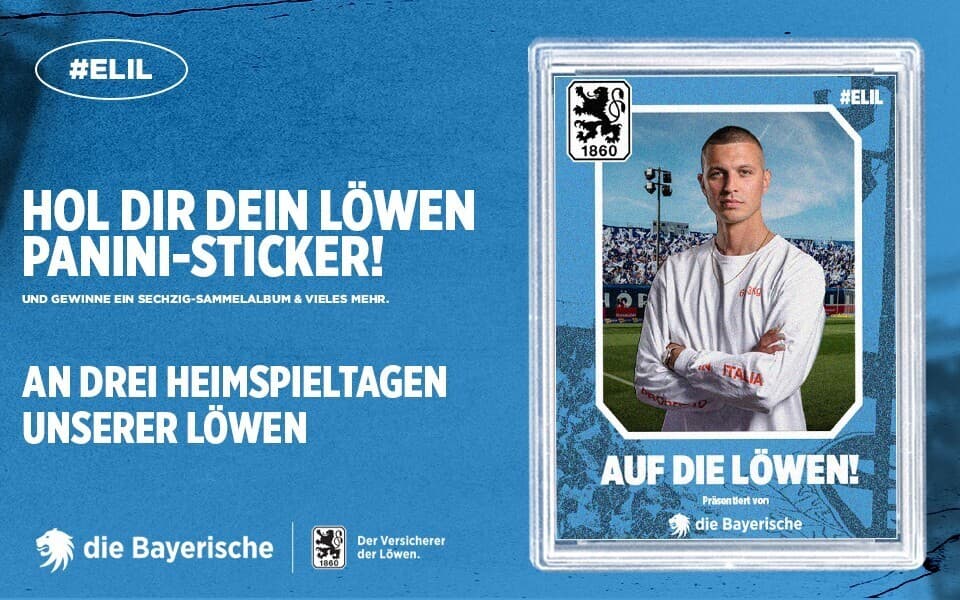 LÖWEN STICKER-DREIERPACK.