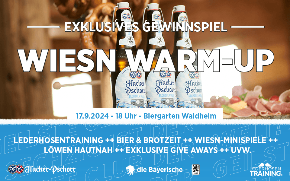 "Wiesn Warm-Up mit den Löwen“ by die Bayerische & Hacker-Pschorr