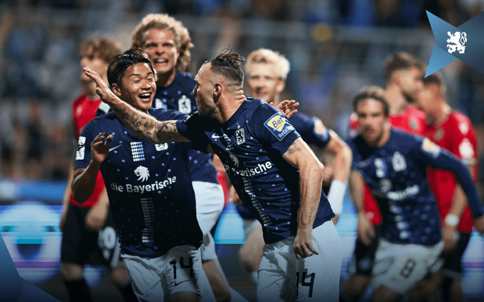 Endlich geschafft: Löwen feiern ersten Saisonheimsieg mit 1:0 über Hannover.