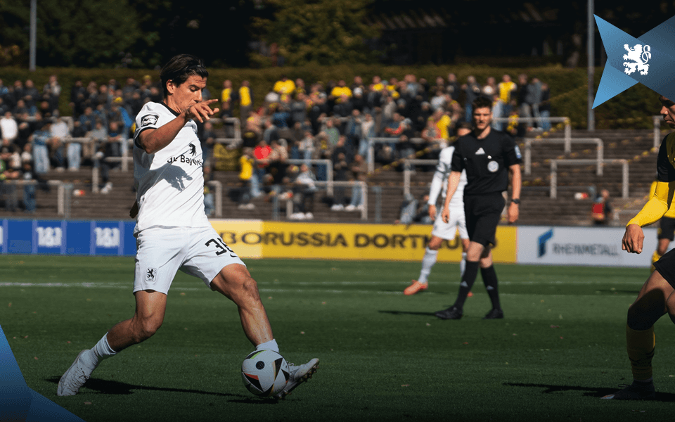 Traumtore sichern Wiesnserie: Löwen gewinnen 2:1 beim BVB II.