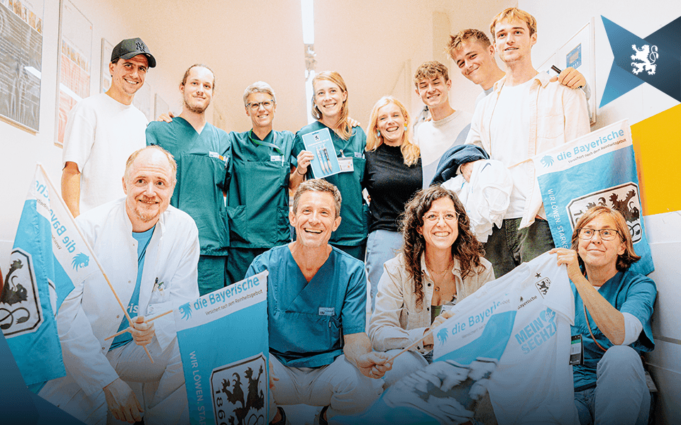 Löwen zu Gast im LMU-Klinikum München.