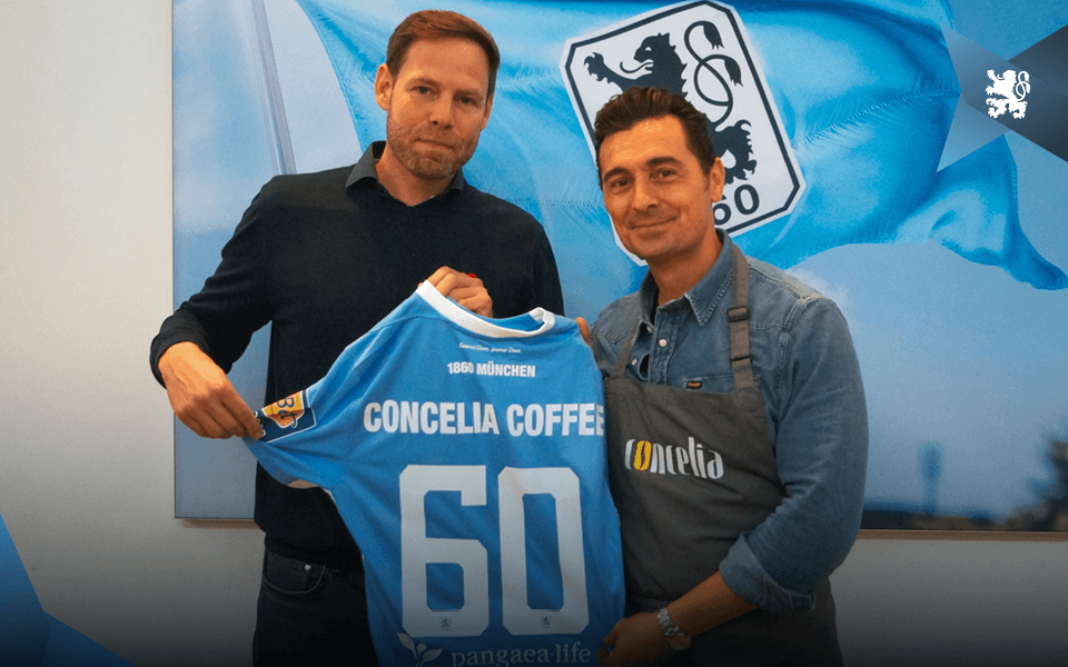 Der traditionelle Münchner Kaffeeröster Concelia bleibt LöwenPartner des TSV 1860.