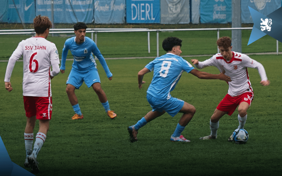 U19 nimmt Revanche und gewinnt 4:1 gegen Jahn Regensburg.