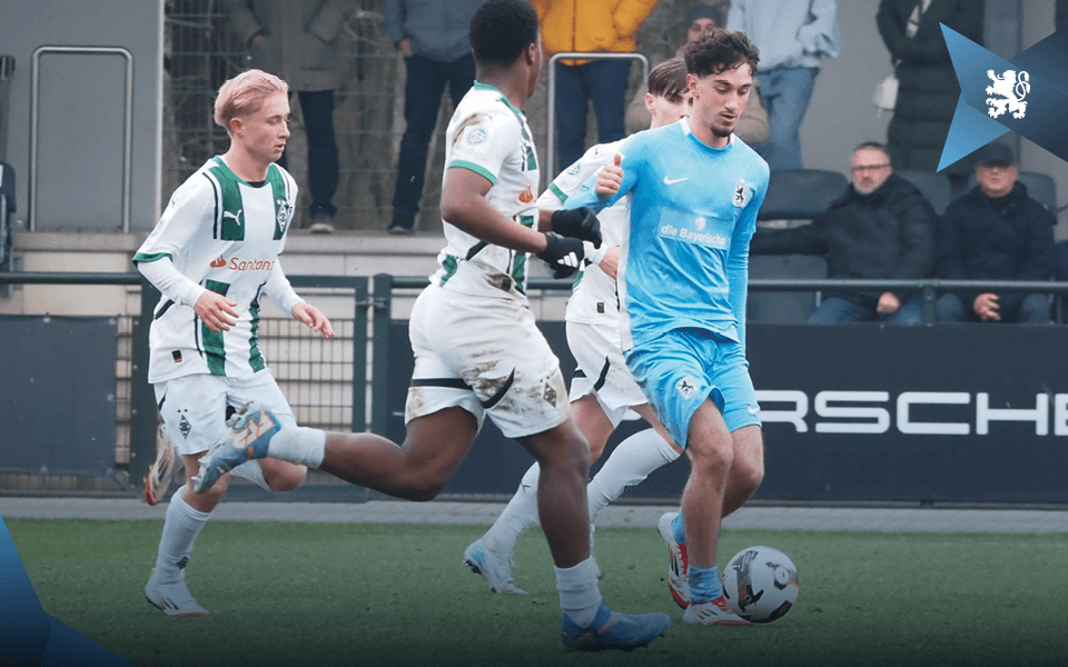 U19 trotzt Favorit Borussia Mönchengladbach & erkämpft sich ein 1:1.