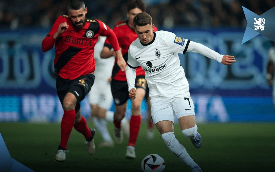 Serie geht weiter: Löwen holen Punkt beim SV Wehen Wiesbaden.