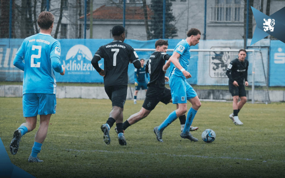 U19 verliert trotz Führung 1:2 gegen Borussia Mönchengladbach.