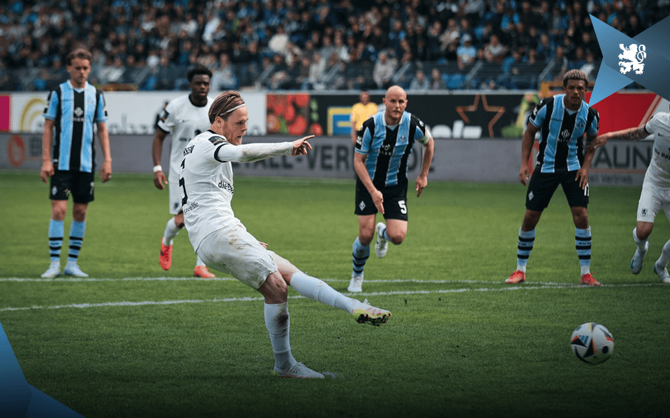Löwen krönen Englische Woche mit 3:0-Sieg bei Waldhof Mannheim.
