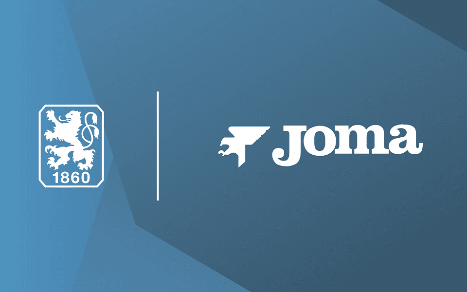 1860 München und Joma starten eine Partnerschaft ab der Saison 2025/26.