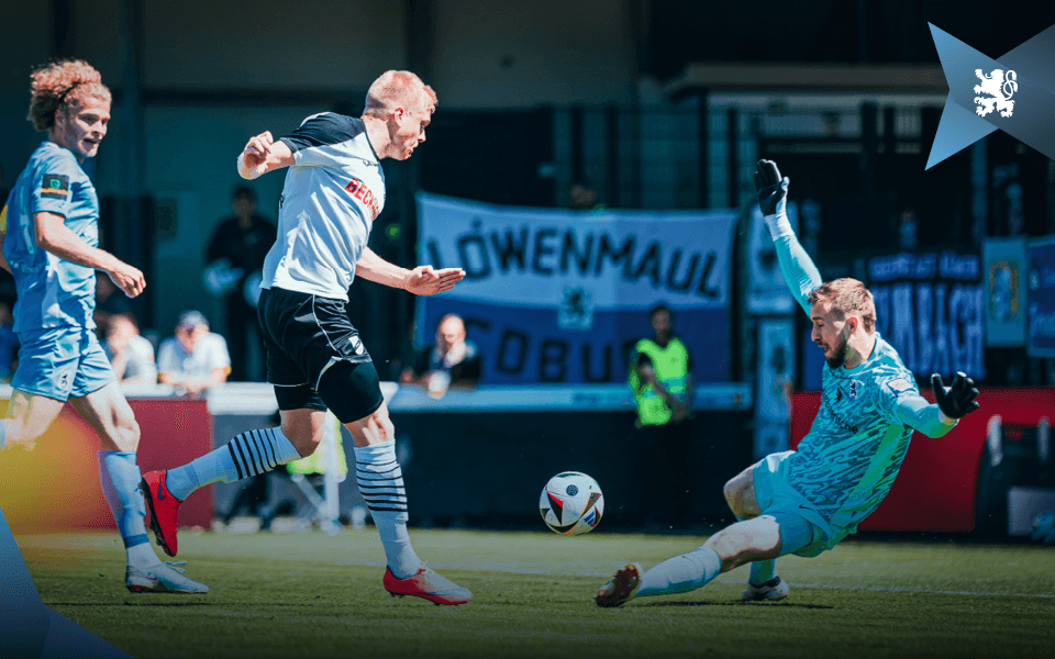 Später Ausgleich: Löwen holen beim 2:2 einen Punkt in Verl.