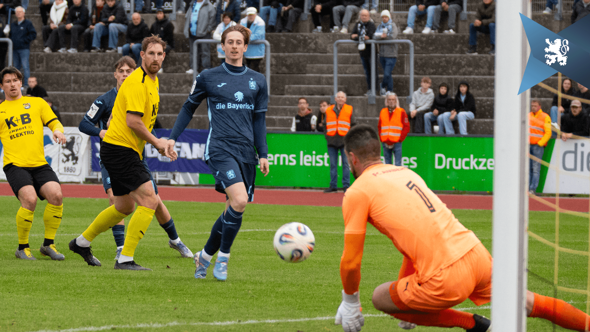 Justin Steinkötter erzielte beim Testspiel gegen den FC Amberg in der Oberpfalz einen Doppelpack. Fotos: Matthias Reuss