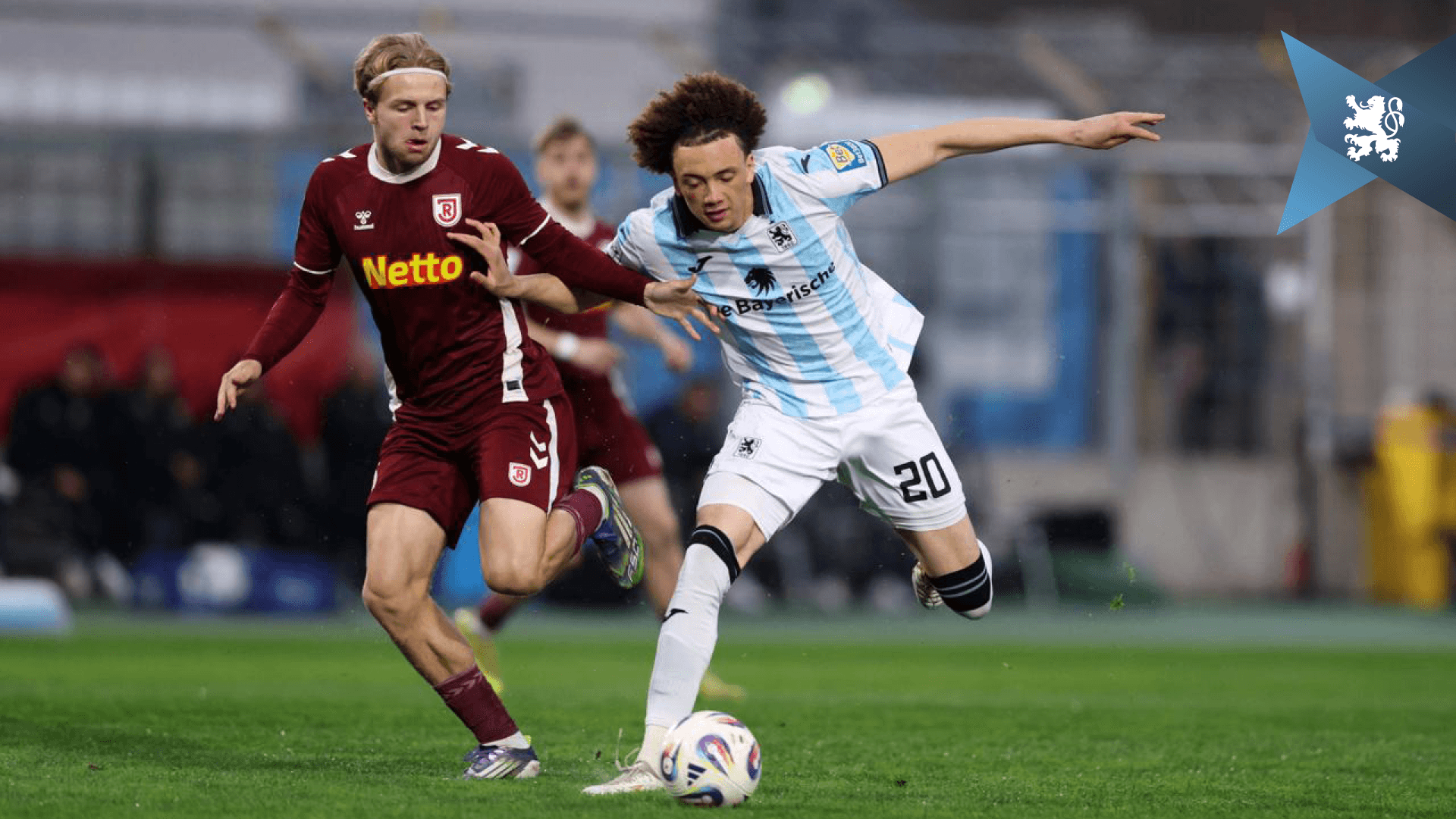 Löwen vergeben viele Chancen beim 2:2 gegen Jahn Regensburg.