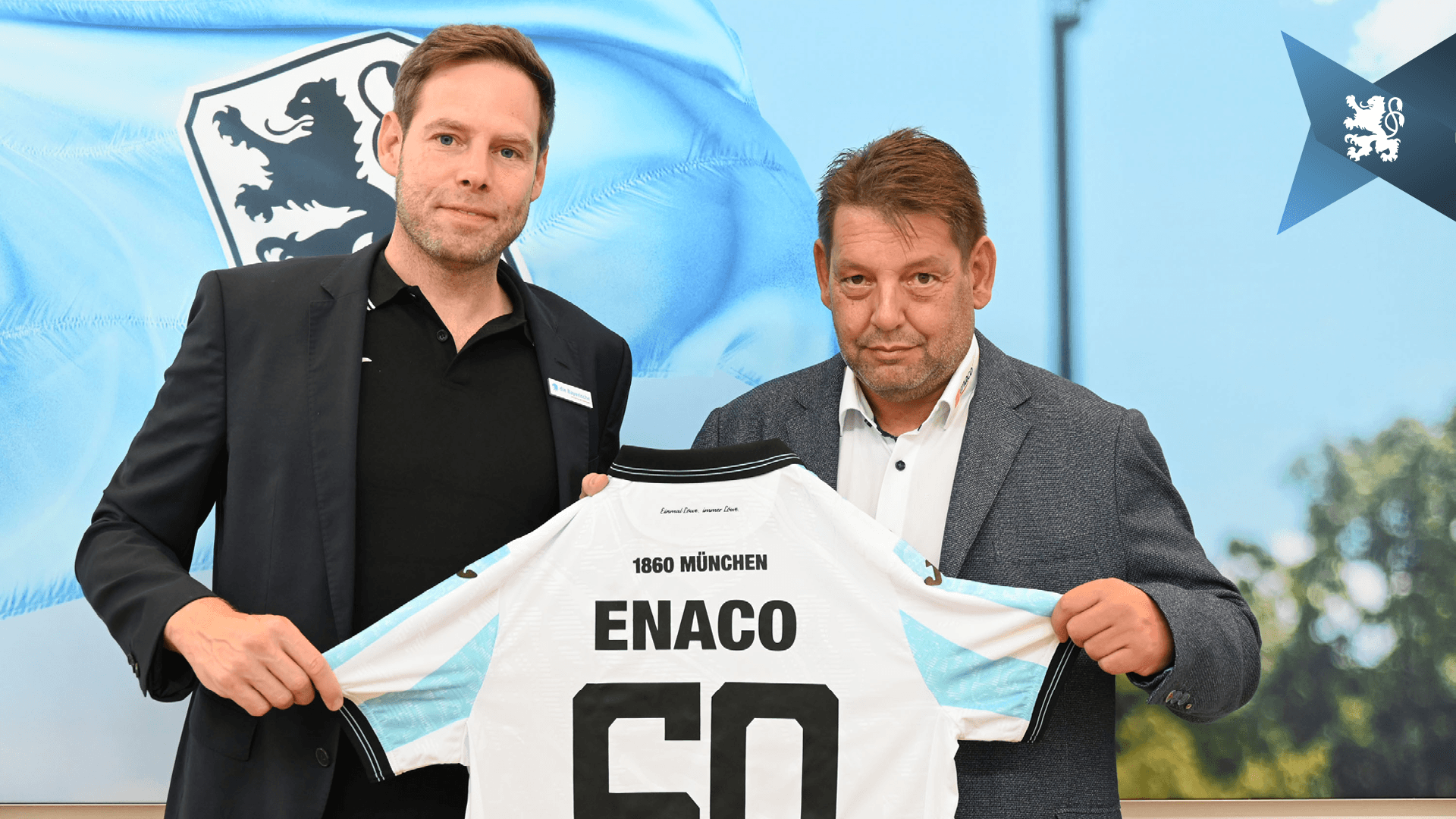 Energie ist unsere Stärke: Enaco bleibt dem TSV 1860 München als LöwenPartner treu.