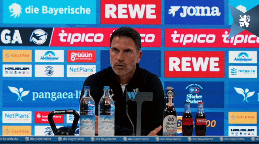 Löwen-Trainer Patrick Glöckner sieht sein Team im Auftaktspiel der 3. Liga an der Essener Hafenstraße nur als Außenseiter.