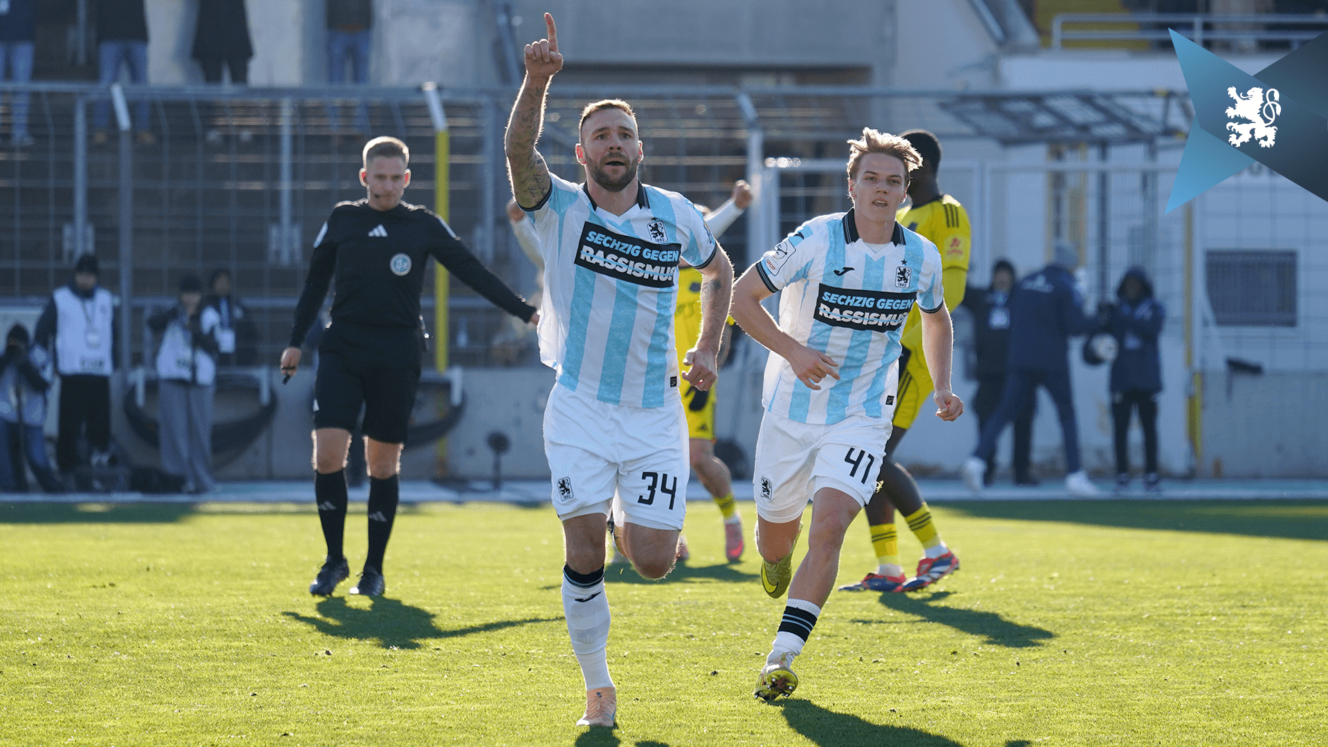 Erster Drittliga-Heimsieg der Löwen gegen den 1. FC Saarbrücken.