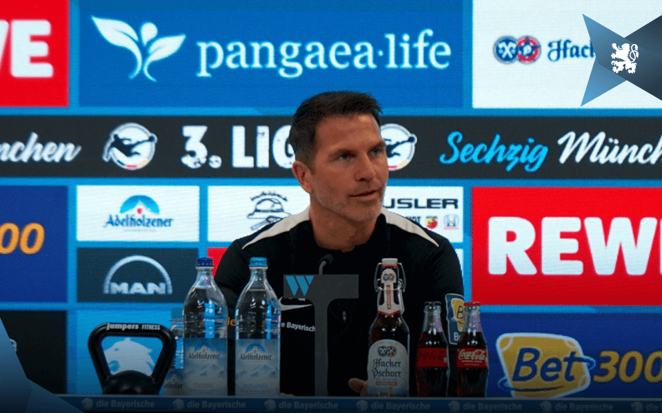 Trainer Glöckner sieht Löwen bei Viktoria Köln als „krasser Außenseiter“.