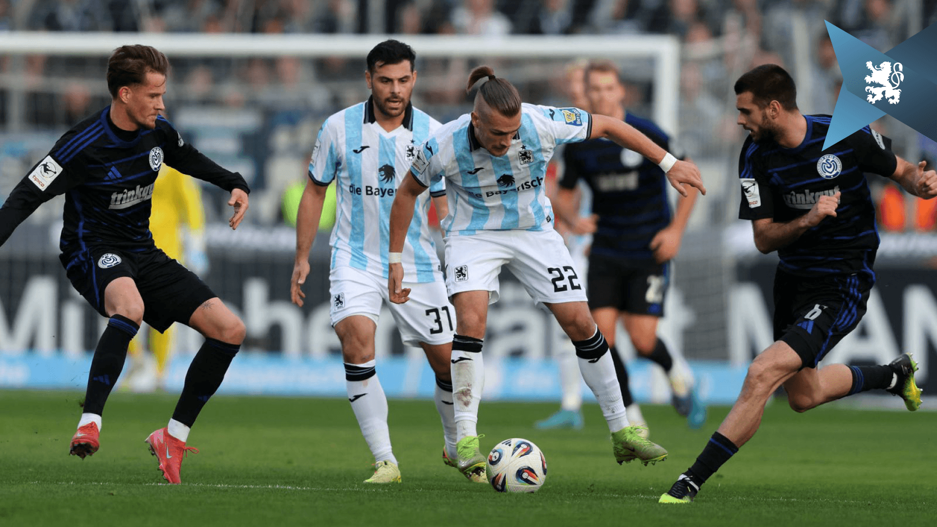 Löwen siegen beim Kauczinski-Einstand gegen Spitzenreiter Duisburg mit 3:1.