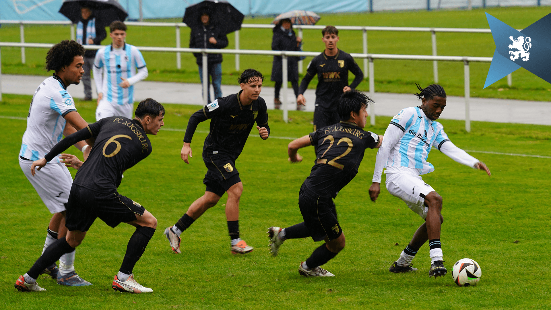 Die Junglöwen konnten sich gegen den FC Augsburg im letzten Drittel nicht durchsetzen, blieben im gesamten Spiel ohne klare Torchance.